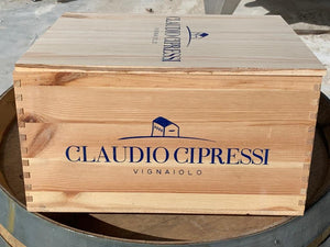 Cassa in legno - Claudio Cipressi vignaiolo